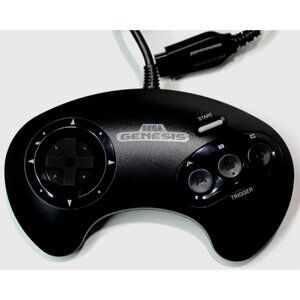 2x OEM Sega Genesis Controller 3 Button Authentic Original Tested/Working